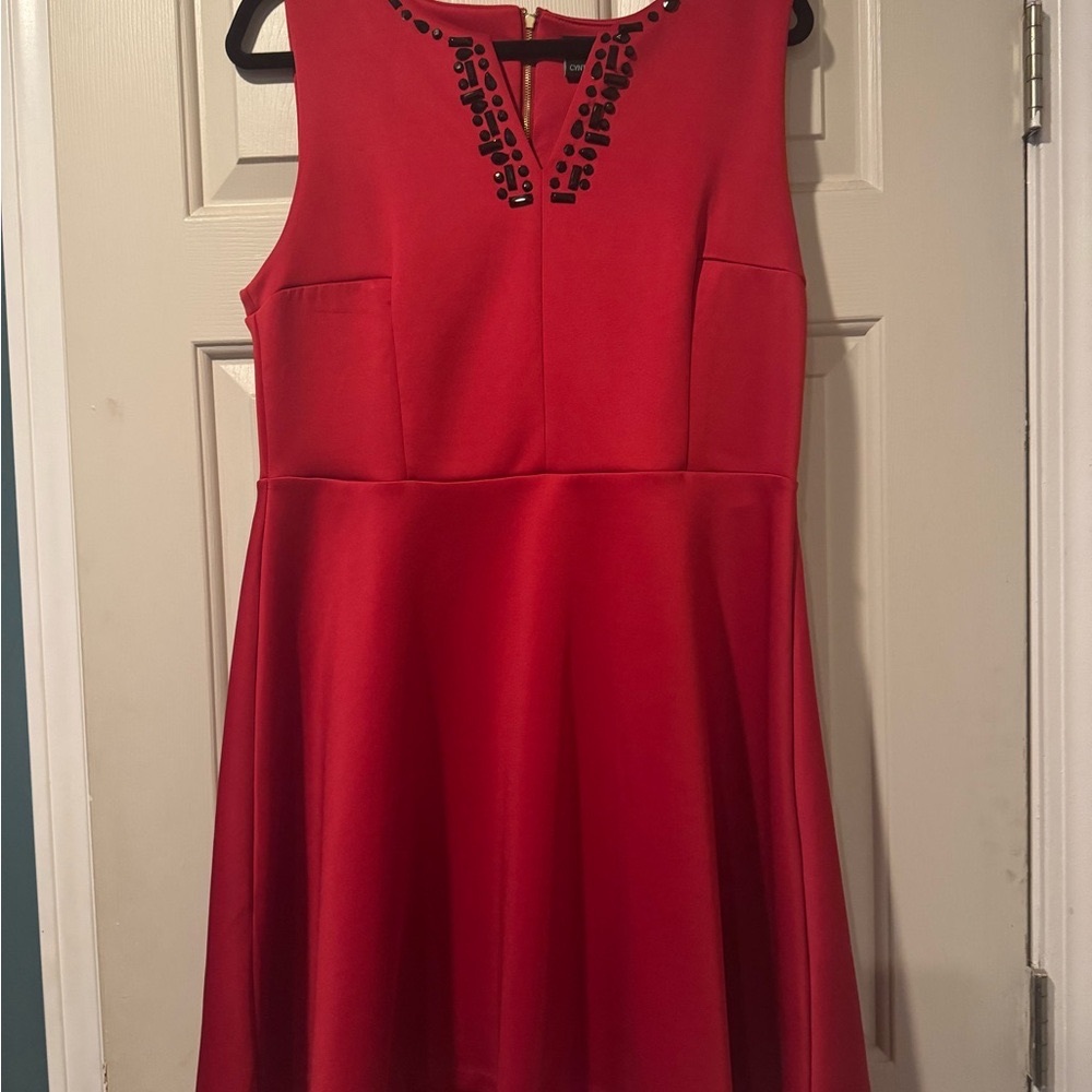 Cynthia Rowley Red Sleeveless Dress